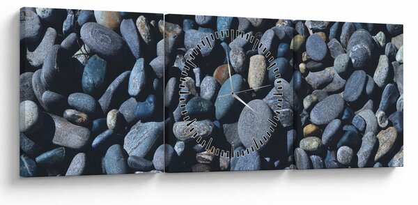 Slika žala na plaži (sa satom) (90x30 cm)