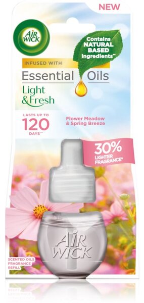 Air Wick Light & Fresh Flower Meadow & Spring Breeze punjenje za aroma difuzer 19 ml