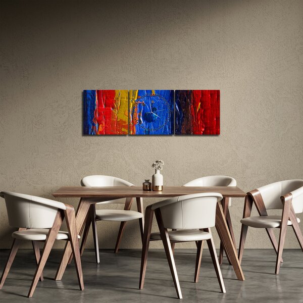Slika slikarskih boja (sa satom) (90x30 cm)