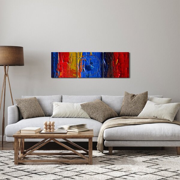 Slika slikarskih boja (sa satom) (90x30 cm)