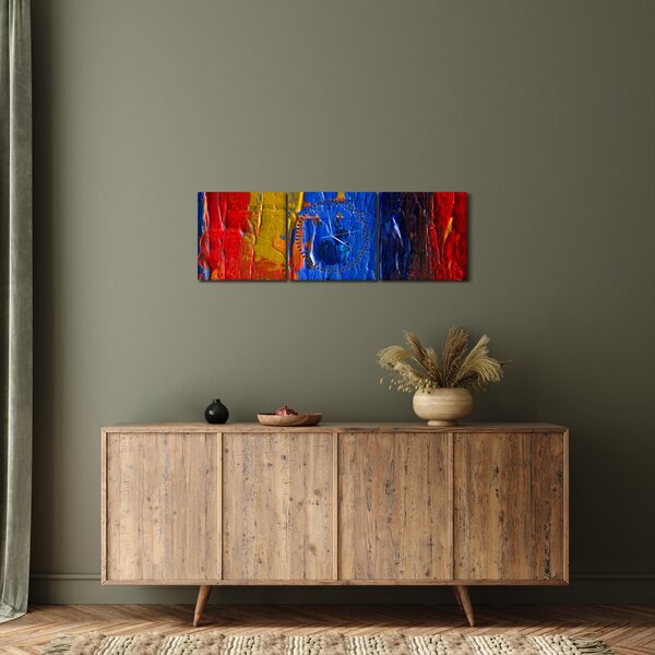Slika slikarskih boja (sa satom) (90x30 cm)