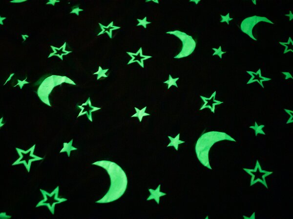 Svjetleća posteljina mikropliš BIG MOON siva Dimenzije posteljine: 70 x 90 cm | 140 x 200 cm