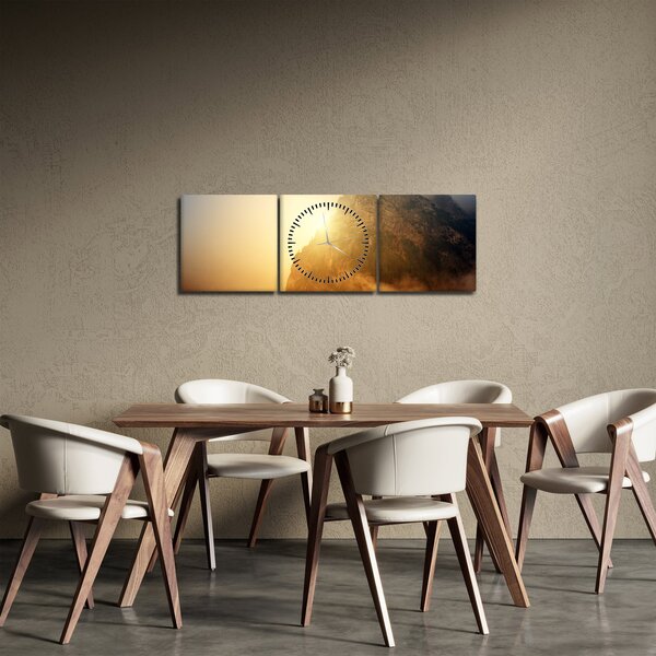 Slika planine u magli (sa satom) (90x30 cm)