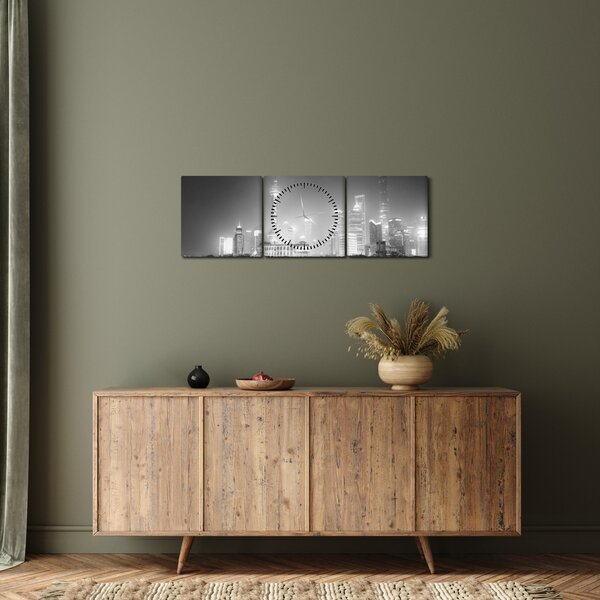 Slika modernih nebodera (sa satom) (90x30 cm)