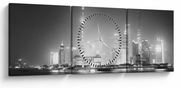 Slika modernih nebodera (sa satom) (90x30 cm)