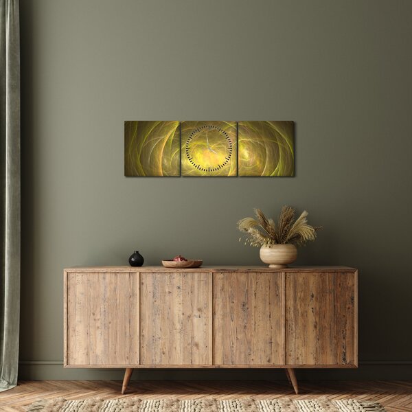 Moderna apstraktna slika (sa satom) (90x30 cm)
