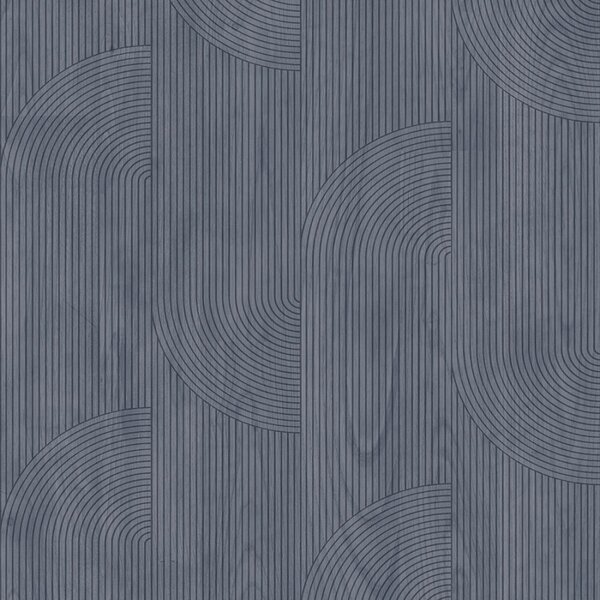 Tamno plava geometrijska periva tapeta od flisa 231601 | Ljepilo besplatno