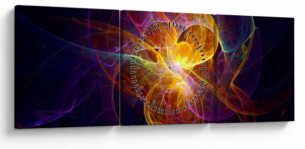 Apstraktna slika (sa satom) (90x30 cm)