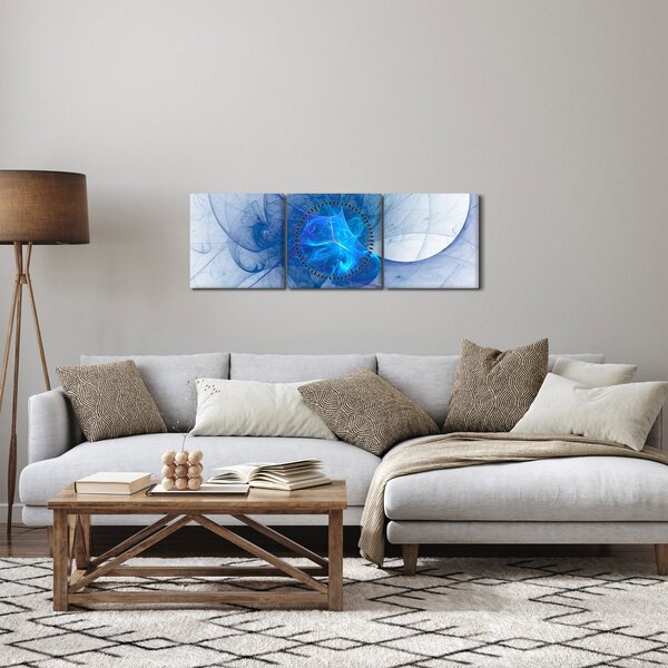 Apstraktna slika (sa satom) (90x30 cm)