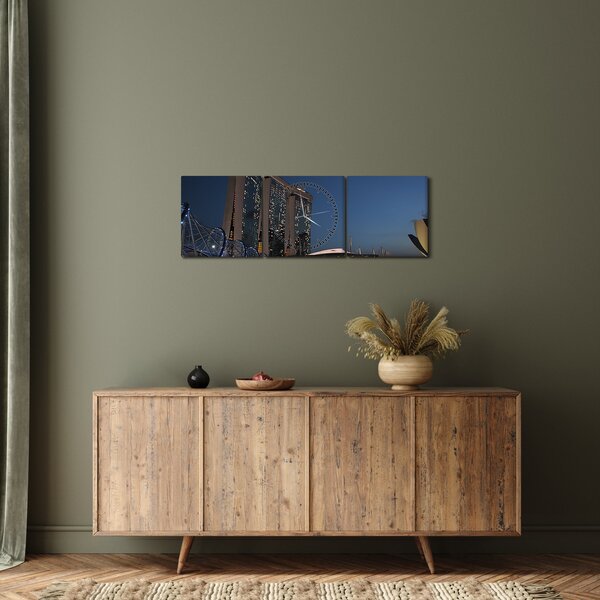 Slika moderne metropole (sa satom) (90x30 cm)