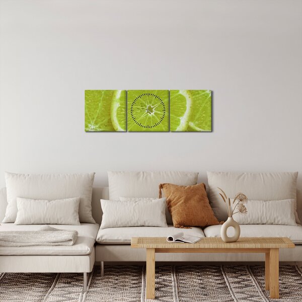 Slika - razrezani limun (sa satom) (90x30 cm)