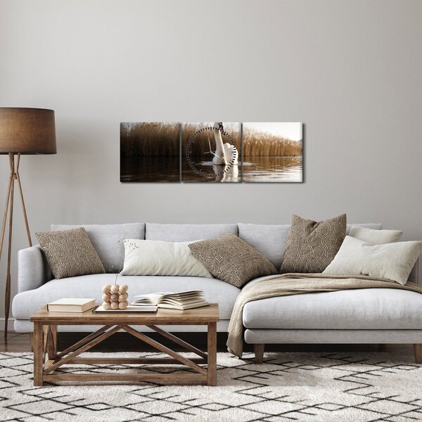 Slika labuda (sa satom) (90x30 cm)