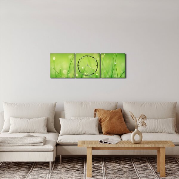 Slika - rosa na travi (sa satom) (90x30 cm)