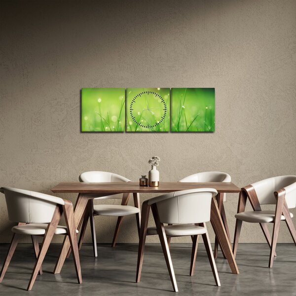 Slika - rosa na travi (sa satom) (90x30 cm)