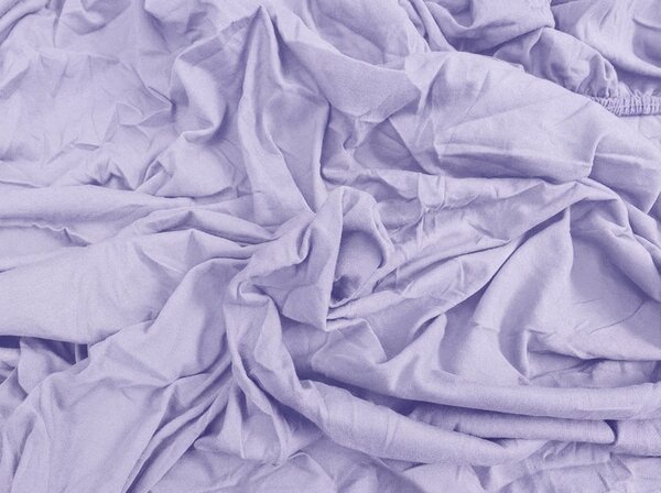 Jersey plahta s likrom ljubičasta 180 x 200 cm