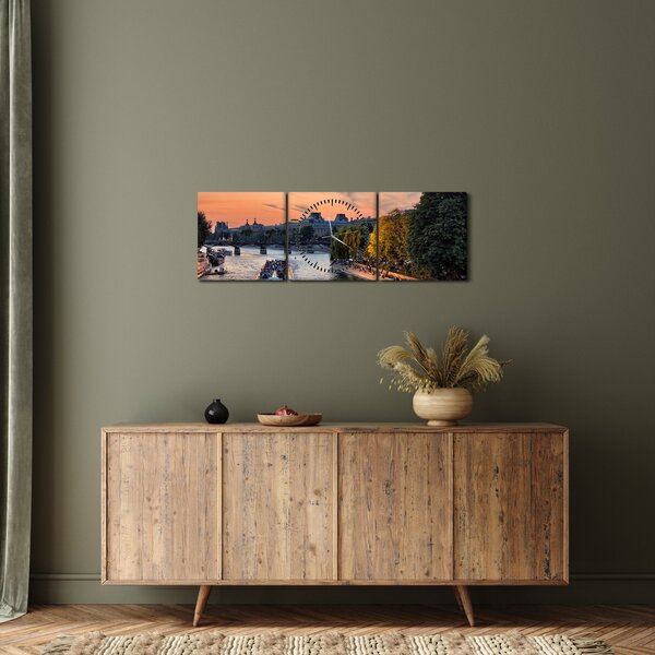 Slika - brod na izletničkoj plovidbi (sa satom) (90x30 cm)