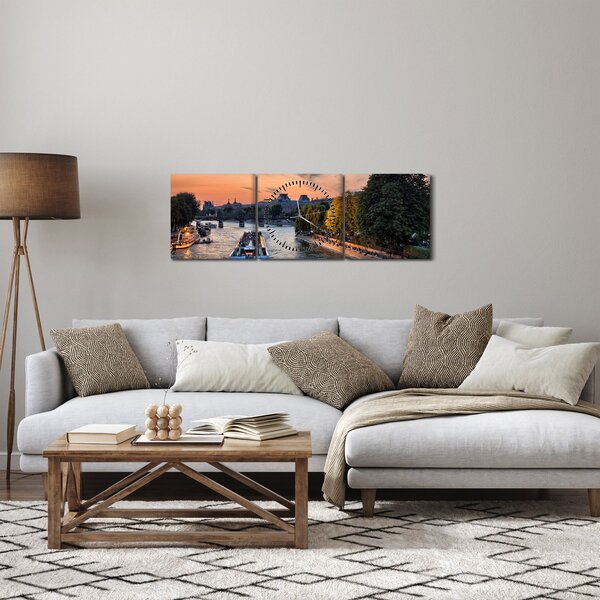 Slika - brod na izletničkoj plovidbi (sa satom) (90x30 cm)
