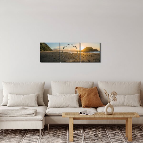 Slika plaže (sa satom) (90x30 cm)