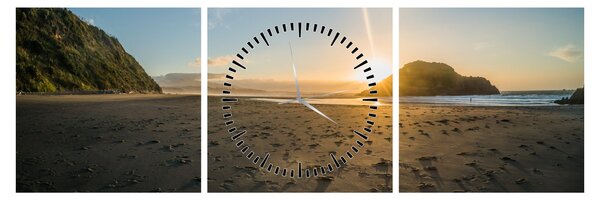 Slika plaže (sa satom) (90x30 cm)