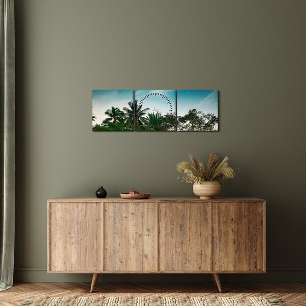 Slika - palme (sa satom) (90x30 cm)