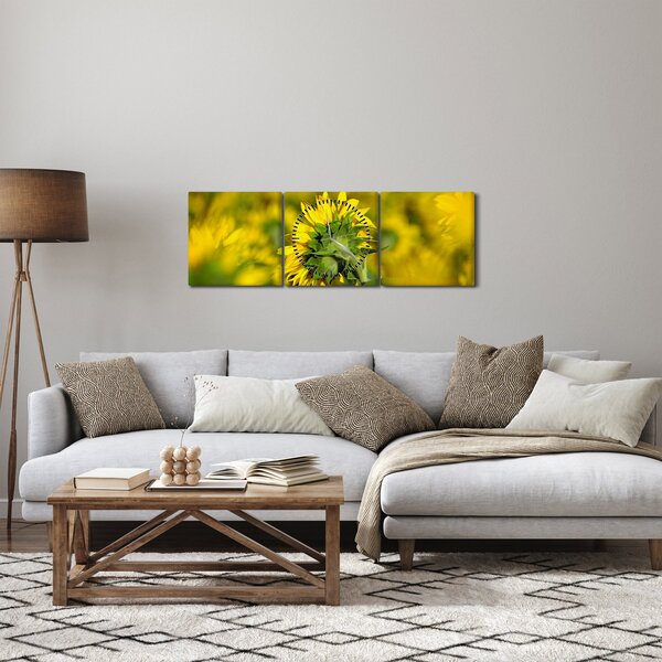 Slika suncokreta (sa satom) (90x30 cm)
