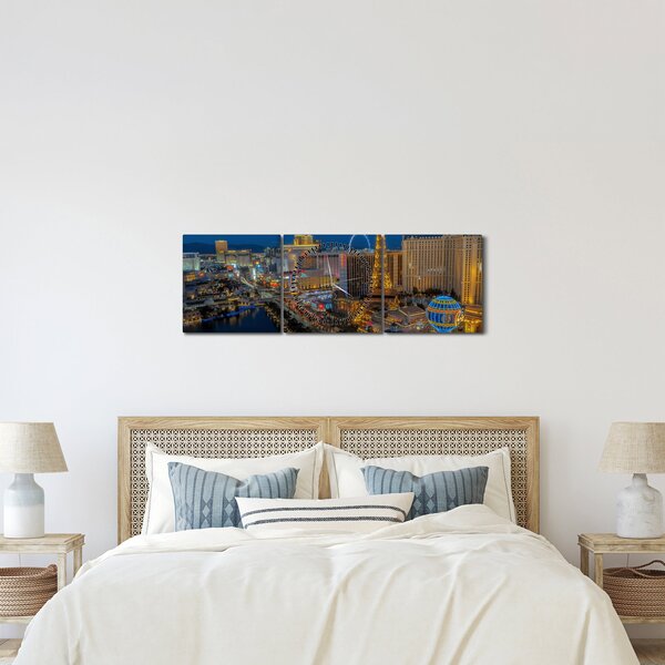Slika - Las Vegas (sa satom) (90x30 cm)