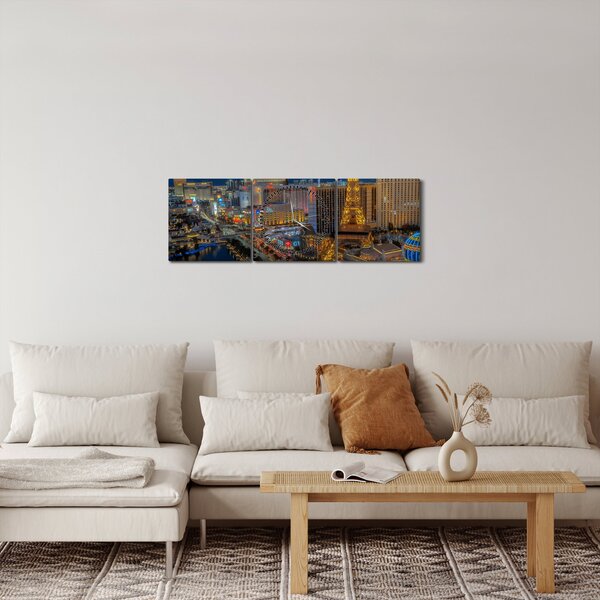 Slika - Las Vegas (sa satom) (90x30 cm)