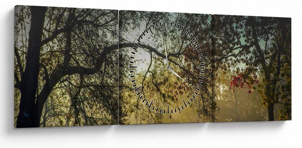 Slika izlaska sunca (sa satom) (90x30 cm)