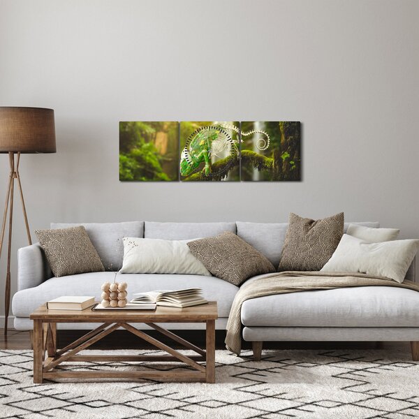 Slika kameleona (sa satom) (90x30 cm)
