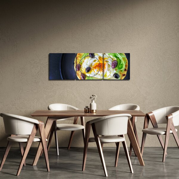 Slika zdrave palačinke (sa satom) (90x30 cm)