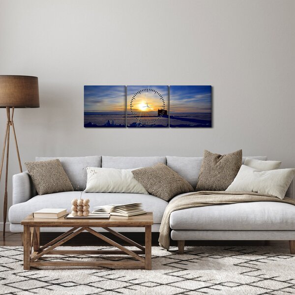 Slika - polarni krajolik (sa satom) (90x30 cm)
