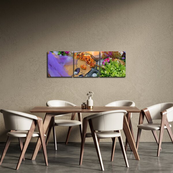 Slikanje - ljetni piknik (sa satom) (90x30 cm)