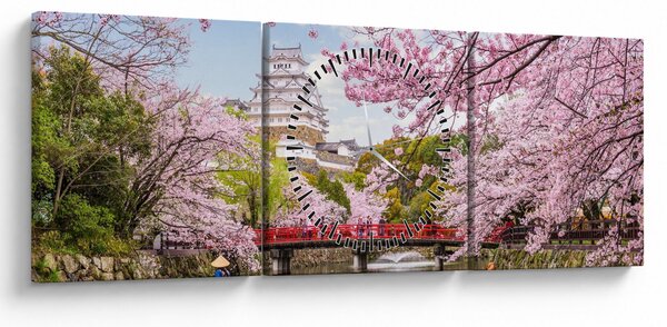 Slika japanske trešnje (sa satom) (90x30 cm)