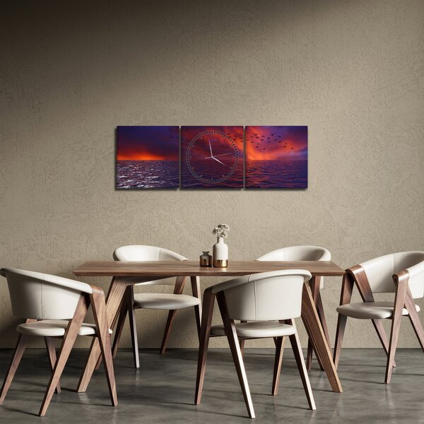 Slika mora s pticama (sa satom) (90x30 cm)