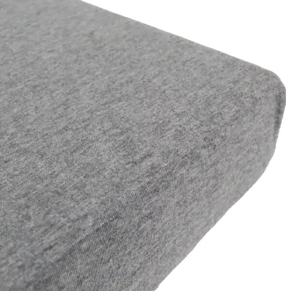 Donja plahta Jersey Melange - Siva - 160x200 cm