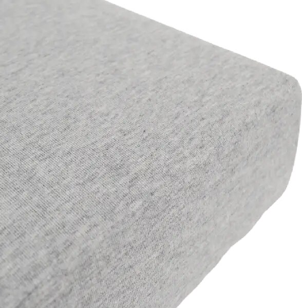 Donja plahta Jersey Melange - Svijetlo siva - 160x200 cm