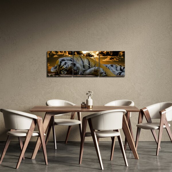 Slika usnulog tigra (sa satom) (90x30 cm)