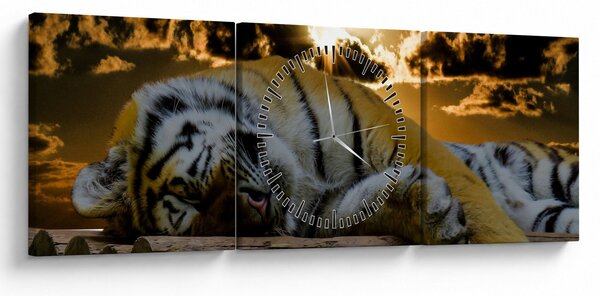 Slika usnulog tigra (sa satom) (90x30 cm)