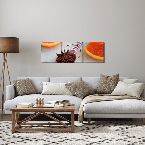 Slika cimeta na žlici (sa satom) (90x30 cm)