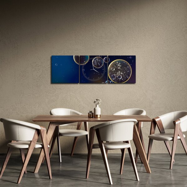 Slika mjehurića (sa satom) (90x30 cm)