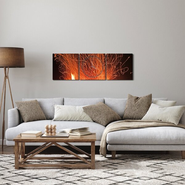 Slika vatre (sa satom) (90x30 cm)