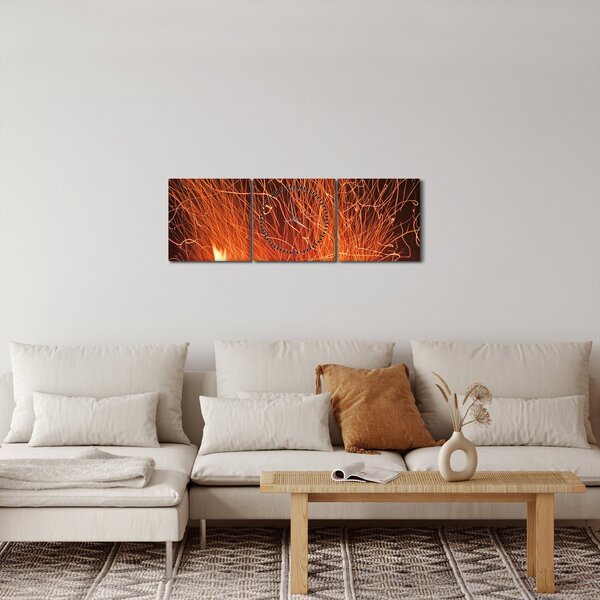 Slika vatre (sa satom) (90x30 cm)