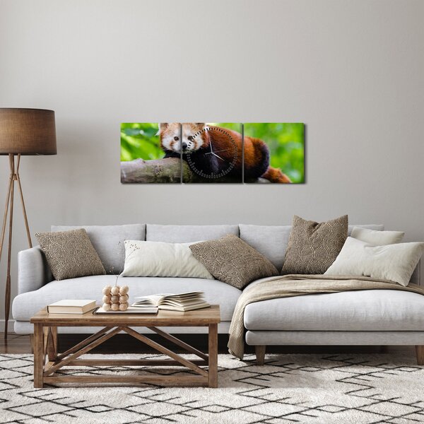 Slika crvene pande (sa satom) (90x30 cm)