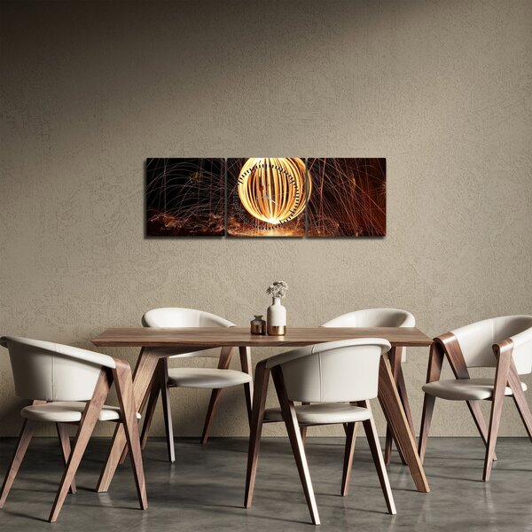 Slika svjetlosne kugle (sa satom) (90x30 cm)