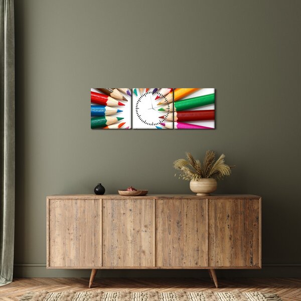 Slika olovaka u boji (sa satom) (90x30 cm)