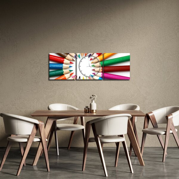 Slika olovaka u boji (sa satom) (90x30 cm)