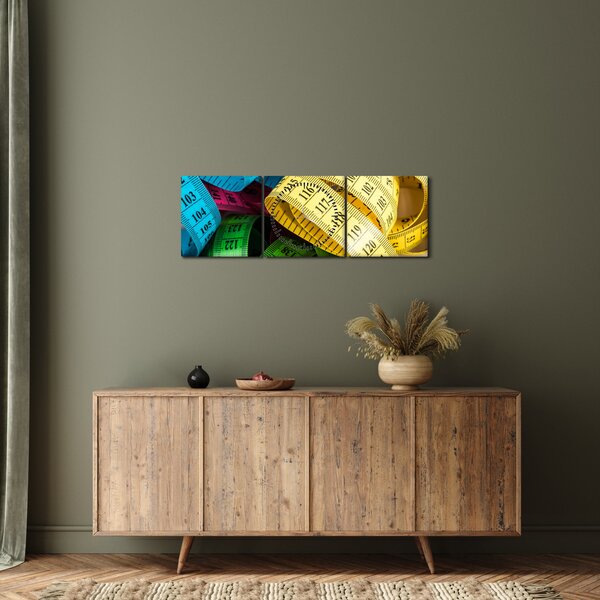 Slika obojenih metara (sa satom) (90x30 cm)