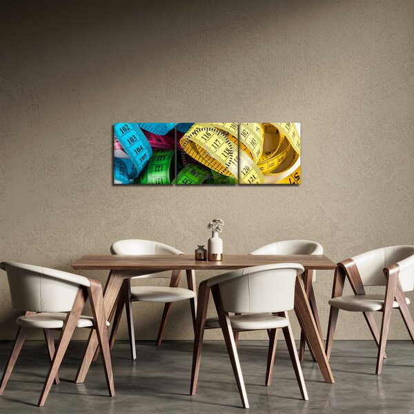 Slika obojenih metara (sa satom) (90x30 cm)