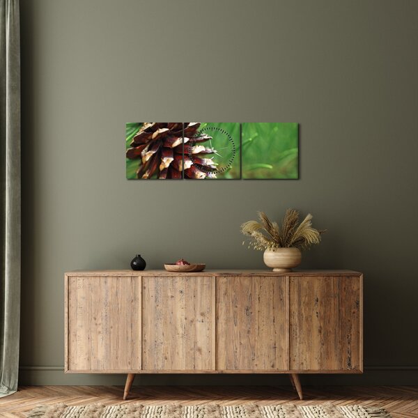 Slika češera (sa satom) (90x30 cm)