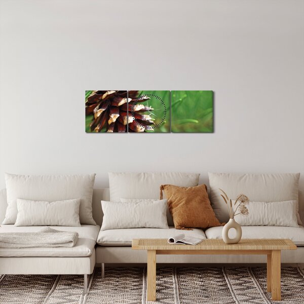 Slika češera (sa satom) (90x30 cm)